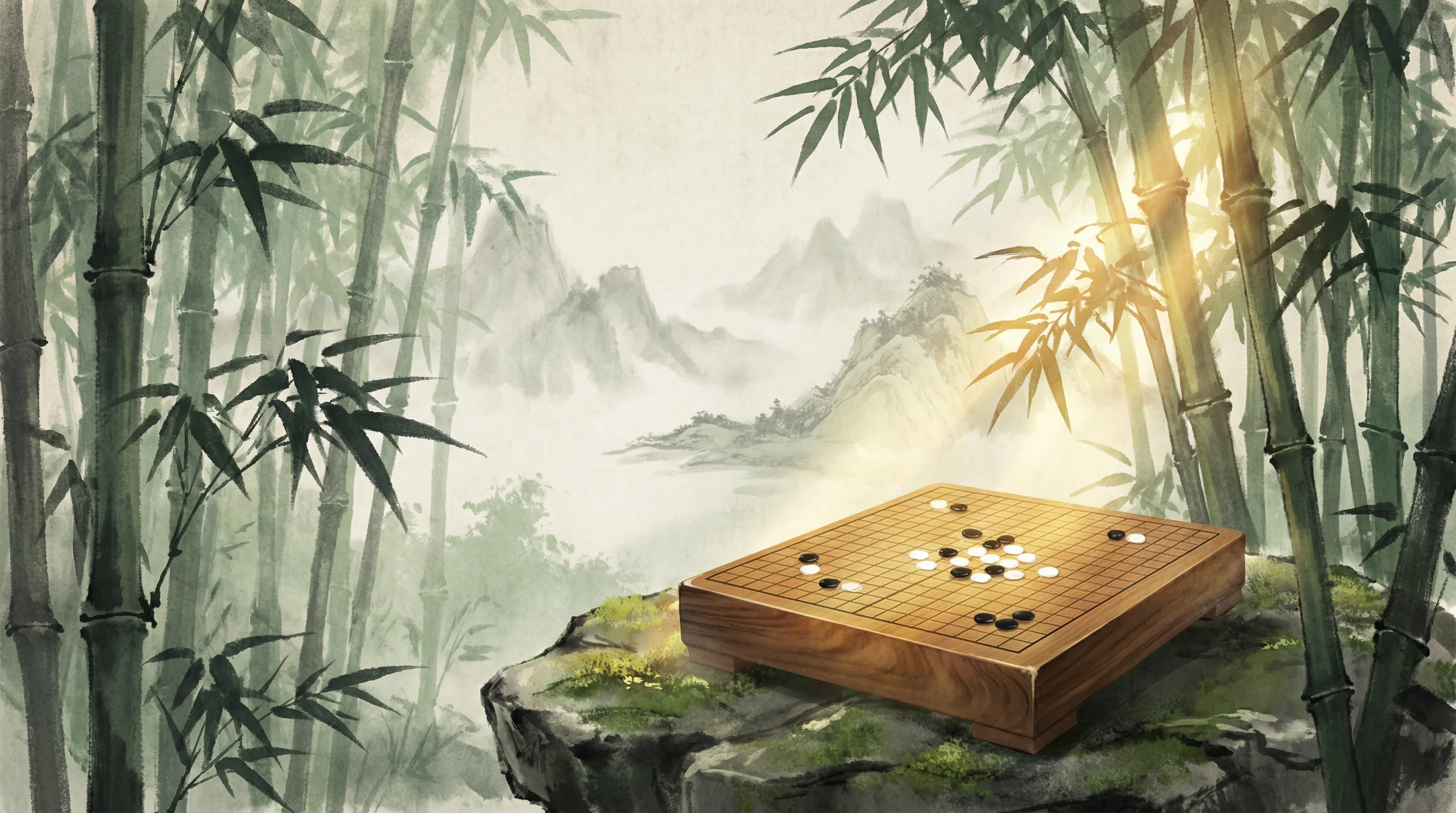 隐士悟局 博雅棋牌 对弈界面展示