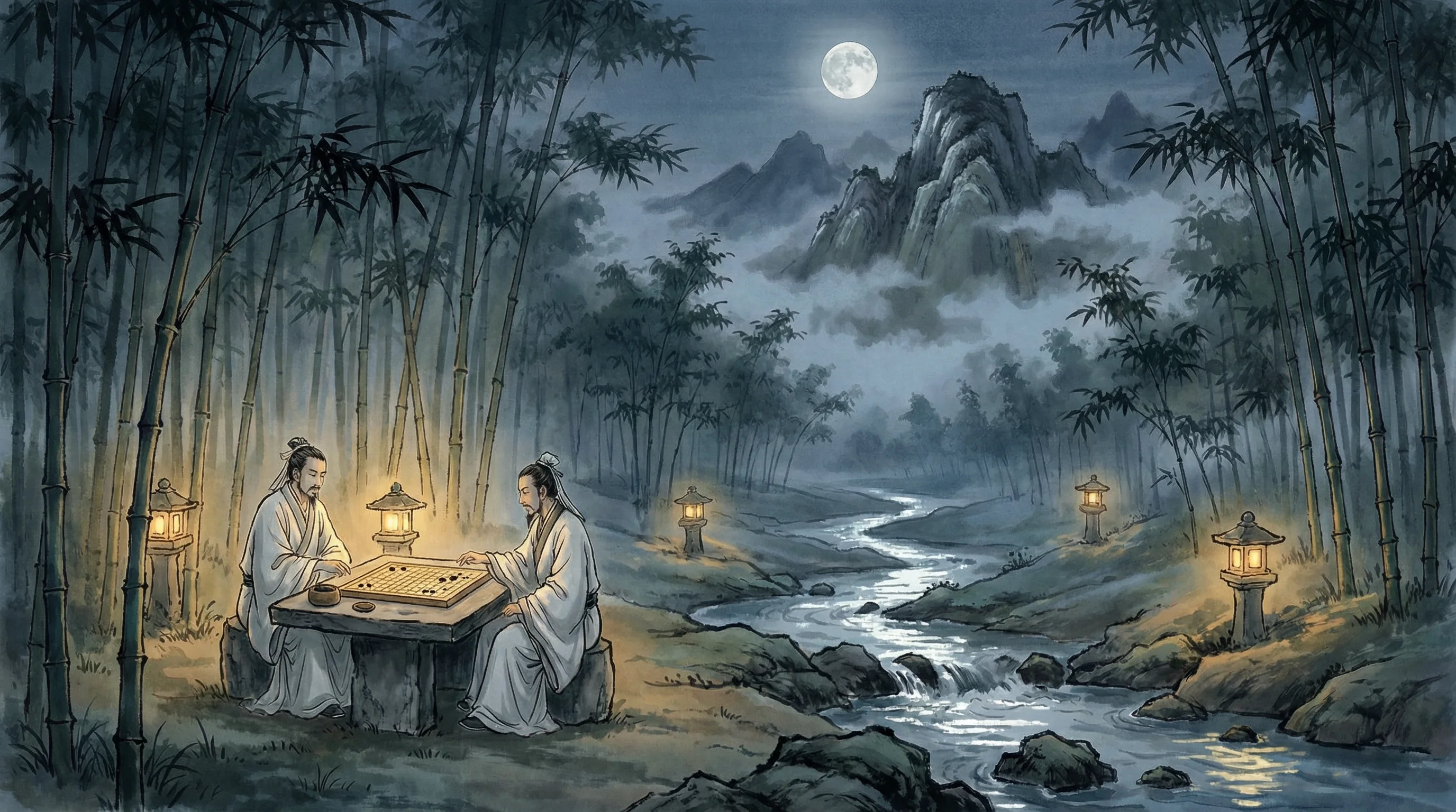 清风对弈 博雅棋牌 月赛现场
